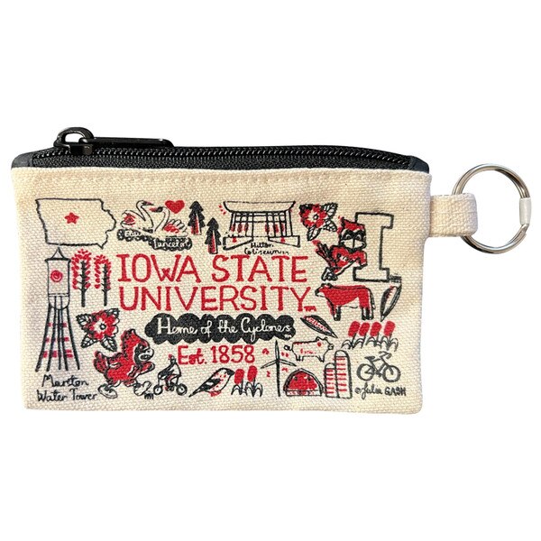 Julia Gash Illustrated Iowa State University Coin Purse